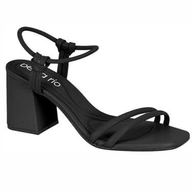 Imagem de Sandália Feminina Beira Rio Salto Grosso 8436.213 - Original (Preto, BR, Adulto, Numérico, 34)