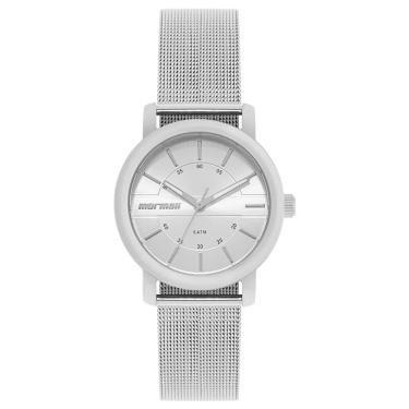 Imagem de Relógio Mormaii Feminino Ref: Mo2036kc/1k Casual Aço Mesh Prateado