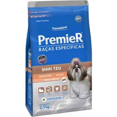 Imagem de Ração para Cães Adultos Shih Tzu Sabor Salmão Premier Pet 2,5Kg