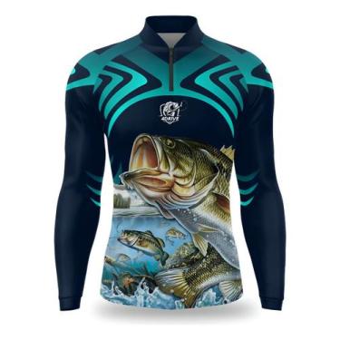 Imagem de Camisetas De Pesca Infantil Uv50 Camisa Pescaria Menino - Duart Fisher