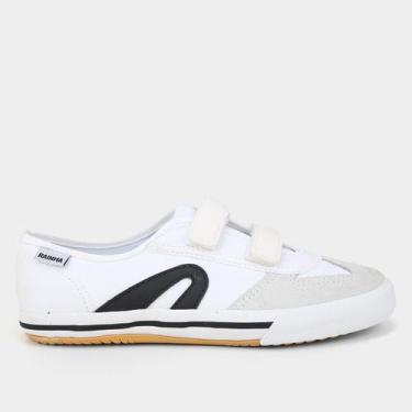 Imagem de Tênis Infantil Rainha VL 2500 Jr, Branco, Preto, 33