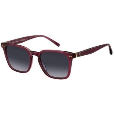 Imagem de Óculos de Sol Tommy Hilfiger Ameixa TH 2158/S 0T7-52-Feminino