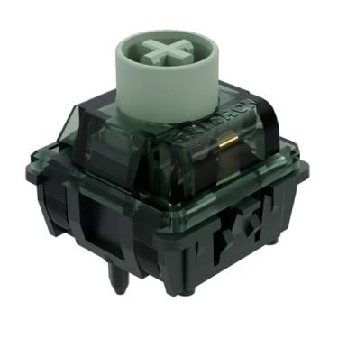 Imagem de GATERON Interruptor de teclado magnético jade esmeralda, haste de parede, pré-viagem, configuração livre, pré-lubrificado de fábrica para teclado magnético para jogos (70)