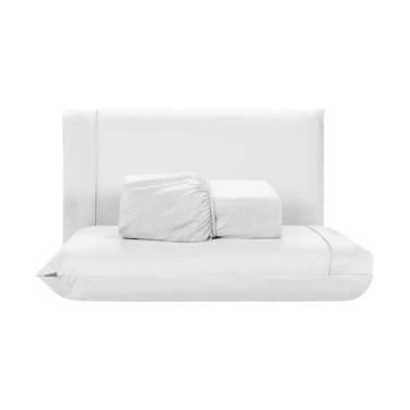 Imagem de Jogo De Lençol 3 Peças Casal Percal 200 Fios De Poliéster Sleep 100% P