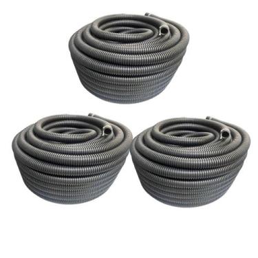 Imagem de Eletroduto Corrugado 1 Pol 150m Preto Guia Leve Forte - LAURINDOS CHUR