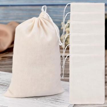 Imagem de Saco de leite de nozes 20 x 30 cm – saco de leite de nozes filtro de malha fina de 80 mícrons para amêndoa aveia e soja, nylon reutilizável de grau alimentício, filtro de cordão para suco frio
