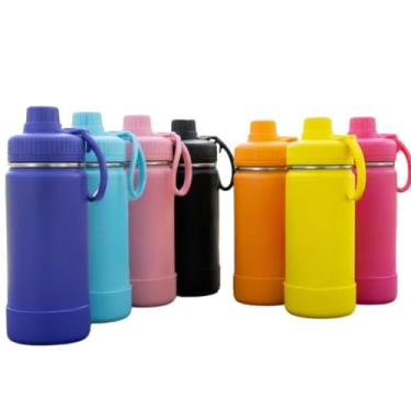 Imagem de Garrafa Térmica Inox 600ml + Borracha de Proteção Água Gelada Por Mais Tempo (PINK)