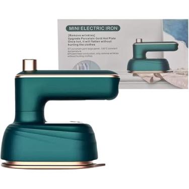 Imagem de Mini Ferro de Passar Roupa a Vapor Bivolt Portátil MY-011 Cor verde