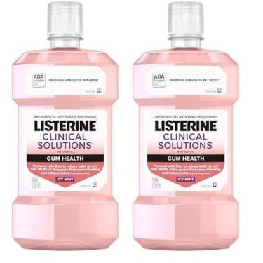 Imagem de Enxaguante bucal Listerine Clinical Solutions Gum Health 500mL x2