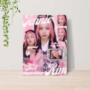 Imagem de Quadro Black Pink Kpop A4  Placa MDF 17 - Lomi Art