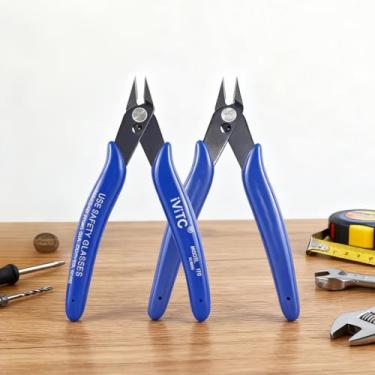 Imagem de 2 peças de cortadores de fio para artesanato, alicates Knipex, alicates pequenos, para eletrônicos, modelo Sprue, cortadores de cobre macio