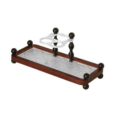 Imagem de Bothyi Suporte para Escova de Dentes para Banheiro, Organizador Versátil para, Bandeja para Copo de Enxaguante Bucal, Ideal para Armários de Cozinha