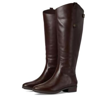 Imagem de Sam Edelman Bota feminina Penny Equestrian, Panturrilha larga marrom escuro, 42
