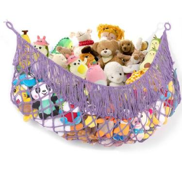 Imagem de Rede para bichos de pelúcia PrimZooty Extra Large 160 cm Lavanda