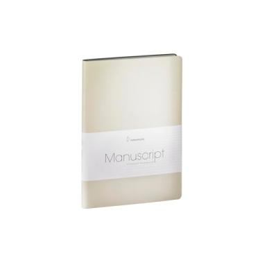 Imagem de Caderno "Manuscript", A5, Bege, Couro Reciclado, 100g/m², pontilhado, 96 folhas