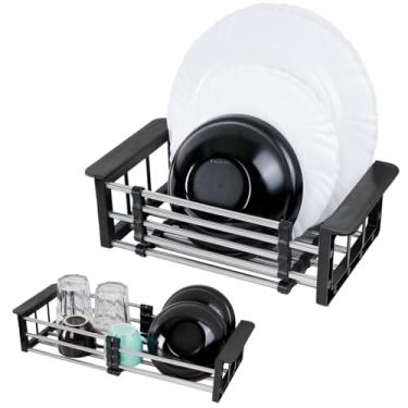 Imagem de Escorredor de Pia Extensível Prateleira Multiuso em Aço Inox