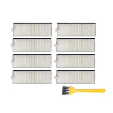 Imagem de Compatible With ILife A7 A9S / DEXP LF800 Genio Deluxe 500 Robot Vacuum Cleaner Main Side Brush Hepa Filter Mop Spare Parts Accessories(8 Filter)