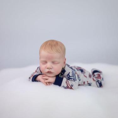 Imagem de Bebê Reborn Realista Miguel, Fio A Fio Com Enxoval Pronta - Mundo Azul