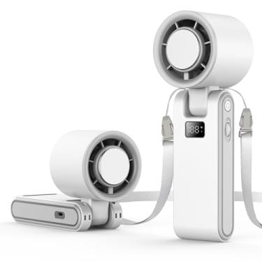 Imagem de Betunich Ventilador portátil portátil, (1-100) velocidade ajustável 3000mAH ventilador turbo de ar pessoal recarregável com tecnologia de resfriamento para atividades ao ar livre/viagem/trabalho