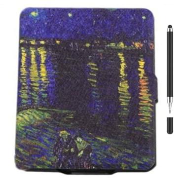 Imagem de Akacy Capa com padrão pintado para Kindle de 15.2 cm 8ª geração (2016, modelos SY69JL). Capa traseira de borracha TPU de silicone flexível e fina, fina, com cantos reforçados (29)