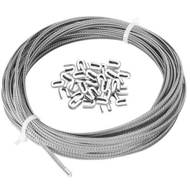 Imagem de LUMINFLY Kit de barbatanas de espartilho espiral - aço galvanizado 1/4, 10 jardas com 24 cabeças - aço para vestidos de noiva, fantasias