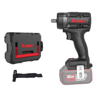Imagem de Chave de Impacto Brushless Kress KH276.91 20V 1/2” – 700 Nm, 4 Modos, Auto Stop, LED Triplo, Freio de Motor, Carcaça em Alumínio – Alta Performance Profissional – Não Acompanha Bateria