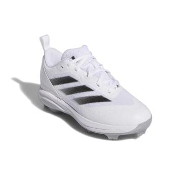 Imagem de adidas Tênis infantil unissex Adizero Instinct, branco/preto/prata metálico., 1.5 Little Kid