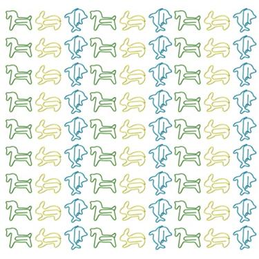 Imagem de Clipes de papel de metal premium, 32 caixas, pônei fofo, coelho, golfinho, formas, mini clipes de papel para escritório, escola, uso doméstico, durável, resistente à ferrugem,