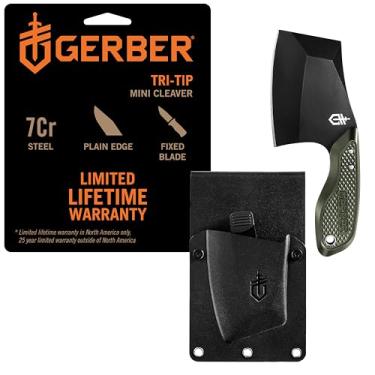 Imagem de Gerber Gear 30-001694 TRI-Tip, mini faca fixa com bainha, verde
