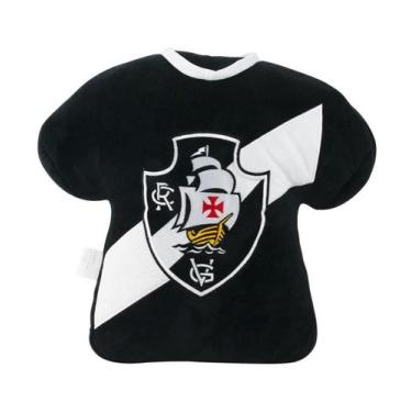 Imagem de Almofada Decorativa Camisa Time 40X17X45Cm - Vasco - Mileno