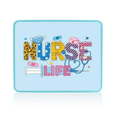 Imagem de sidaopiu Presentes de enfermeira para enfermeiras de Natal - Presentes de agradecimento para enfermeiras profissionais certificadas dia de enfermeiras mouse pads para mesa