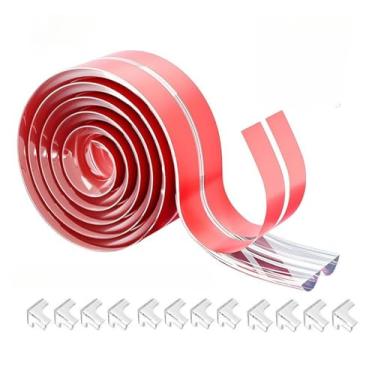 Imagem de 5 Metros Protetor De Quina Piscina + 12 Protetor De Cantos Branco(Branco)