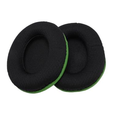 Imagem de KUIDAMOS Substituição de Protetores de Ouvido de Espuma de Memória para Cloud Stinger Core - Almofadas de Ouvido Confortáveis ​​para Usuários de Jogos (Preto Verde)