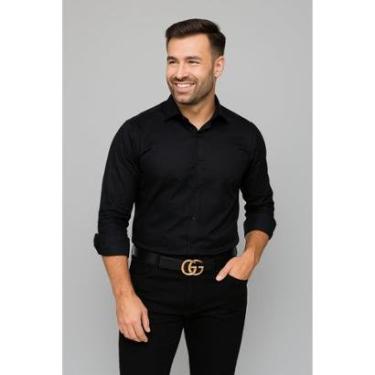 Imagem de Camiseta Flame D Bell Outlet Fashion Masculina Preta-Masculino
