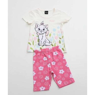 Imagem de Conjunto Infantil Estampa Flores Marie Disney Tam 1 a -66200, Off whit
