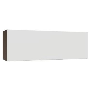 Imagem de Armário Aéreo 100 cm 1 Porta Basculante Rustic/branco Stella Madesa