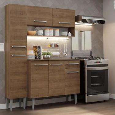 Imagem de Armário de Cozinha Compacta 137 cm Emilly Madesa 011