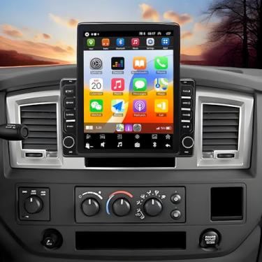 Imagem de Estéreo automotivo Android 14 de 9,7 polegadas para Dodge Ram 1500 2500 3500 2006-2008, para Dodge Charger 2008-2011 com carplay sem fio Android navegação automática GPS Bluetooth WiFi SWC câmera de