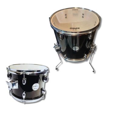 Imagem de Kit Tom 10 De Bateria Em Madeira Com Caneca + Surdo 14 X-Pro