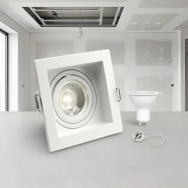 Imagem de Spot Embutir Led Mr16 Gu10 Comple - 3000K Luz Amarelada 6.5W