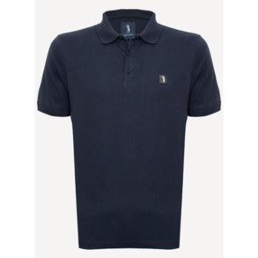 Imagem de Camisa Polo Aleatory Lisa Icon Marinho-Masculino