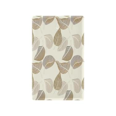 Imagem de Wassud Placa de cobertura para interruptor de luz, folhas simples, decorativas, para tomadas, placa de parede para tomadas elétricas em branco 11 x 6 cm