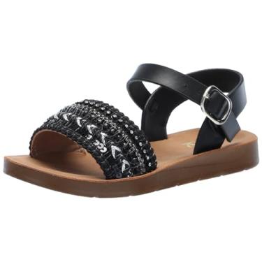 Imagem de YOKI Sandália feminina de bico aberto, Preto, 16