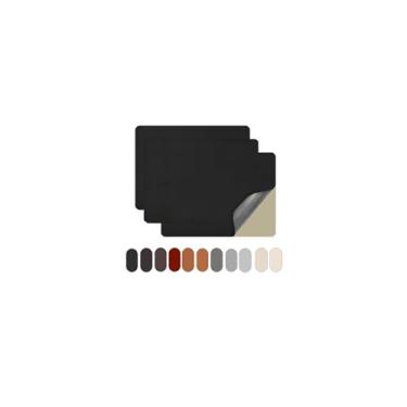 Imagem de Patch de reparo de couro autoadesivo de 3 peças de 20 x 28 cm, correção instantânea para móveis, assentos de carro, sofás, cadeiras de escritório, bolsas, vinil resistente a rasgos e kit de reparo de