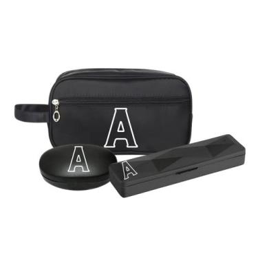 Imagem de Necessaire, Porta Escova e Saboneteira Personalizado Inicial - Mormino