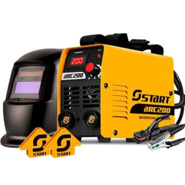 Imagem de Inversora De Solda Portatil Mma Eletrodo Tig Top Arc200 Profissional C