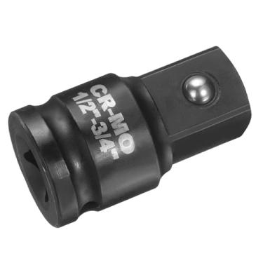 Imagem de HARFINGTON Adaptador de soquete de impacto 1/5.1 cm fêmea para 3/10.2 cm macho aumentador de acionamento quadrado padrão SAE CR-MO conversor de aço, chave de impacto, chave catraca, disjuntor, barra