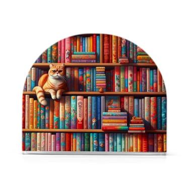 Imagem de Suporte de guardanapo de estante de gato, suporte de guardanapo de acrílico para mesas, suporte de guardanapo vertical para jantar cozinha restaurante decoração de casa acessórios de bar