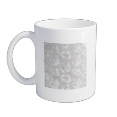 Imagem de Caneca Xícara de Café Porcelana 300ml Design Pixel Art Dia dos Namorados