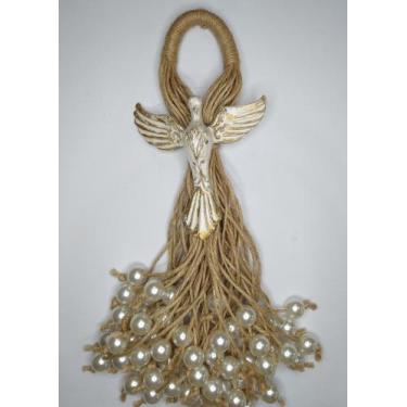 Imagem de Adorno de Porta 23cm imagem do Espirito Santo - ARTESANATO ANA MARIA